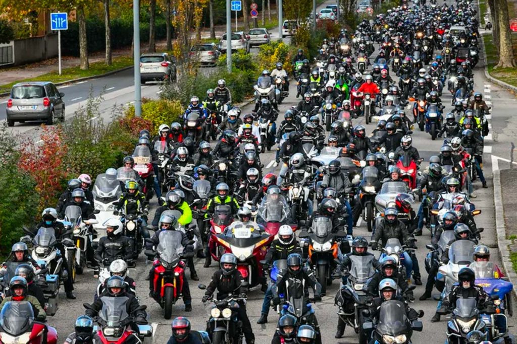 manifestation motards