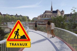 travaux passerelle samarobriva amiens