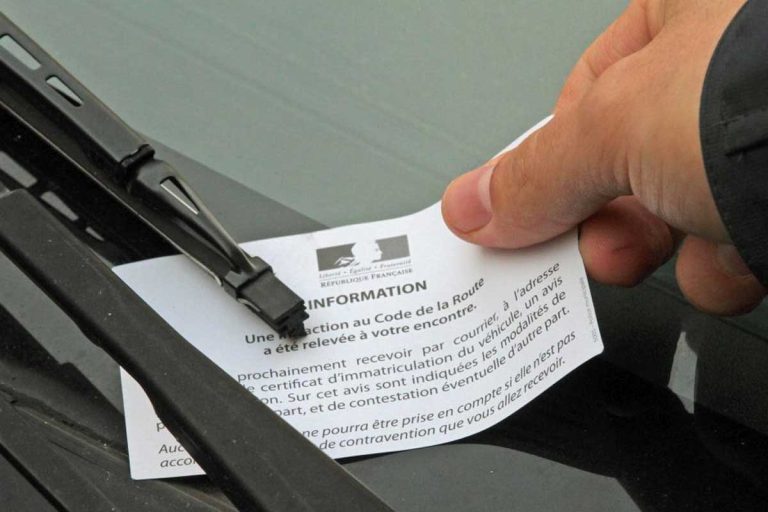 contravention stationnement