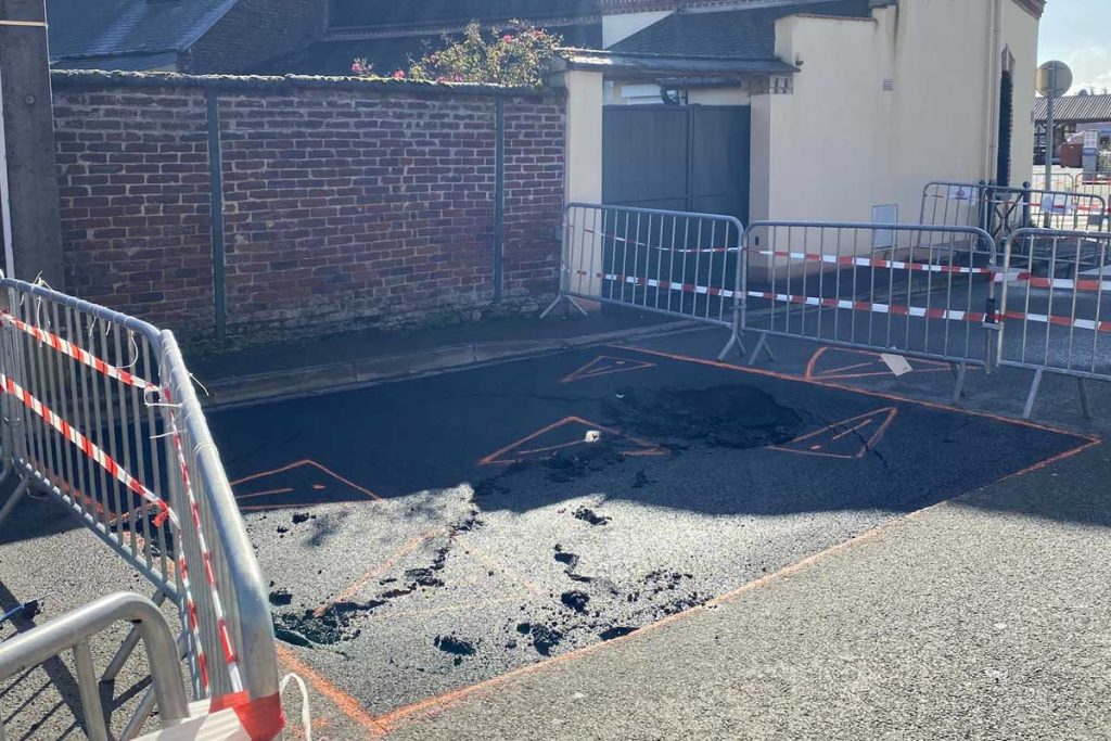 effondrement rue beausejour noyon