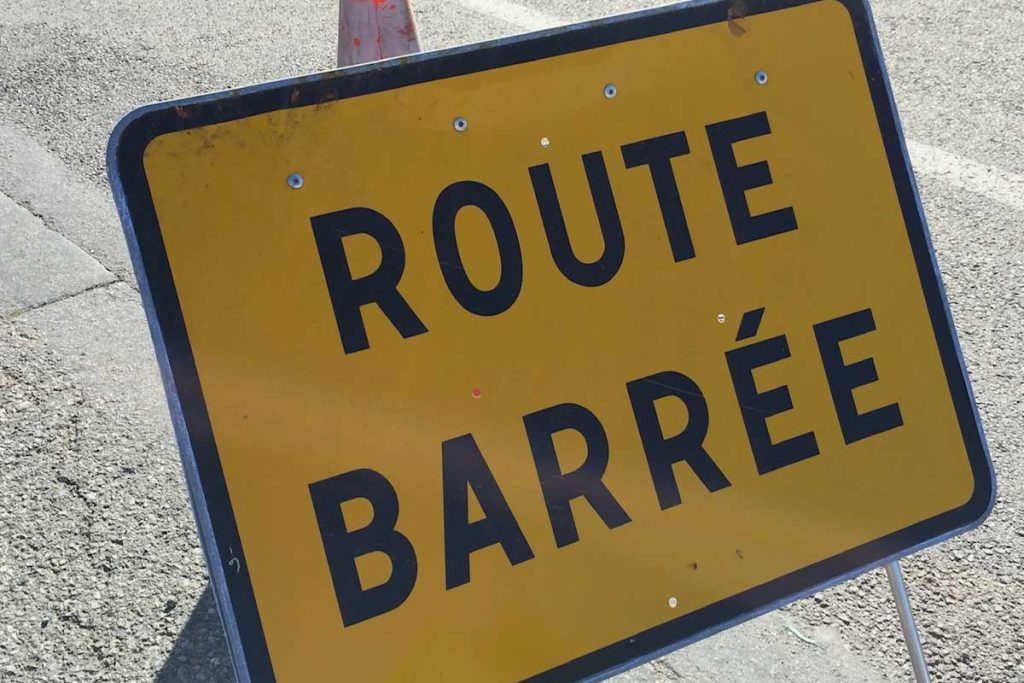 route barree