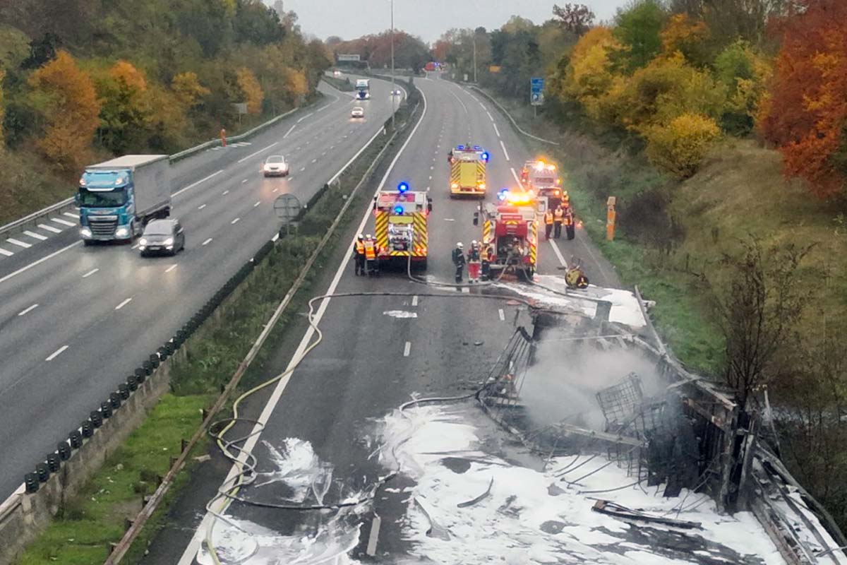 accident a1 16 novembre 2024