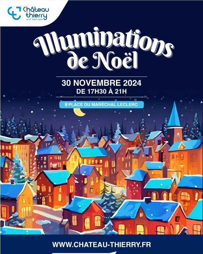 illuminations noel chteau thierry