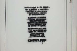 message antisemtique allonville