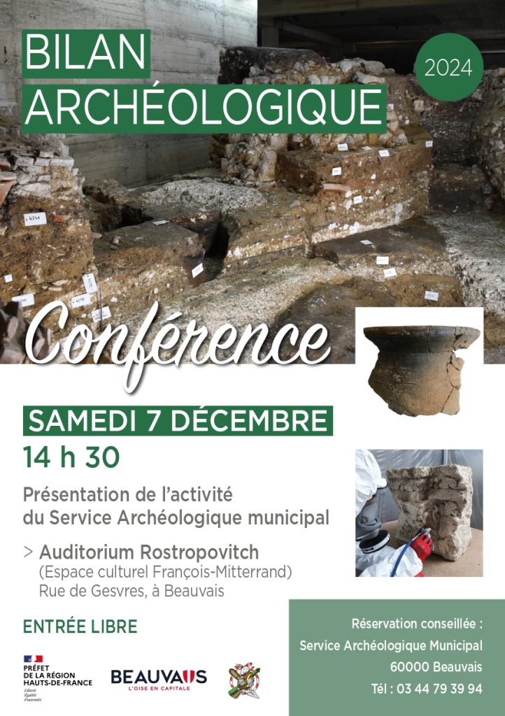 bilan archéologique beuvais 2024
