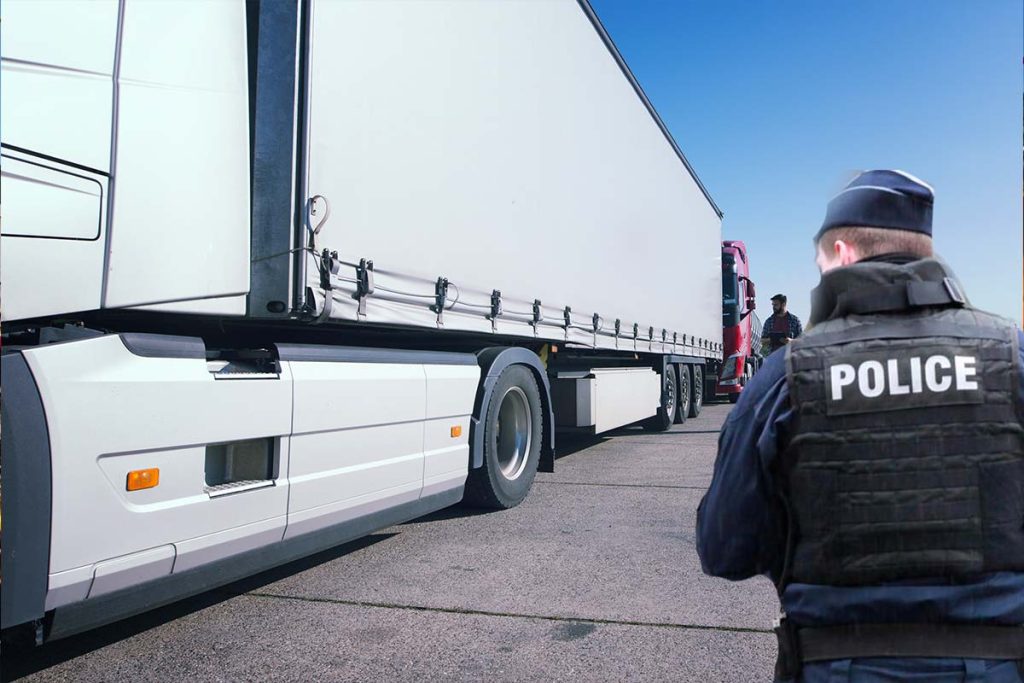 camion police autoroute a1
