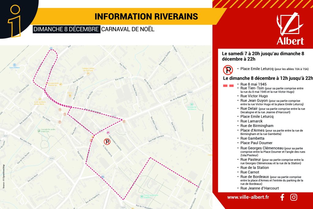 carnaval lbert itineraires