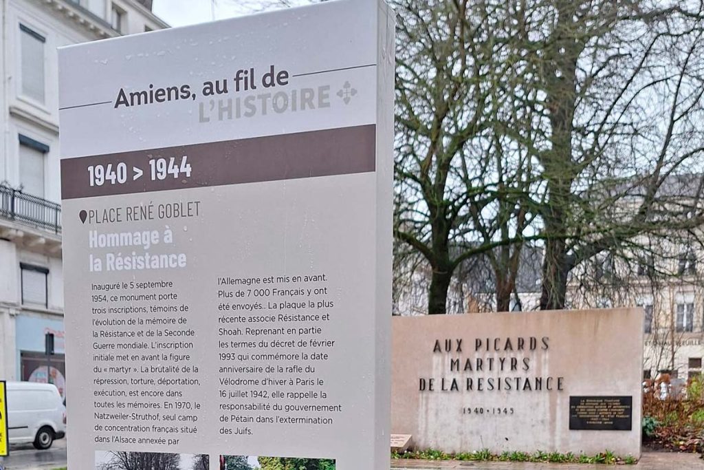 hommage aux resistants amienois