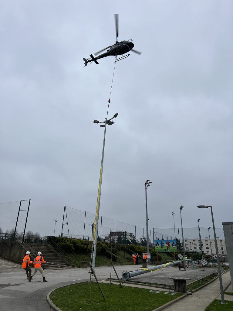travaux pylone helicoptere abbeville
