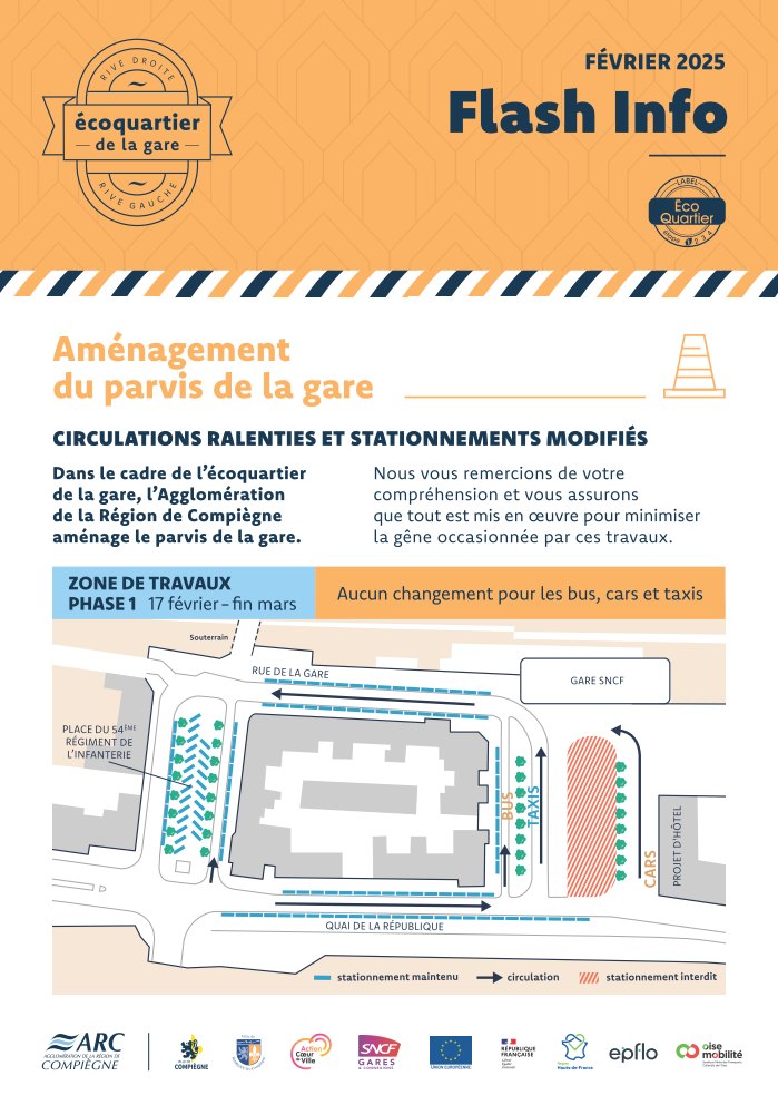 amenagement parvis gare compiegne