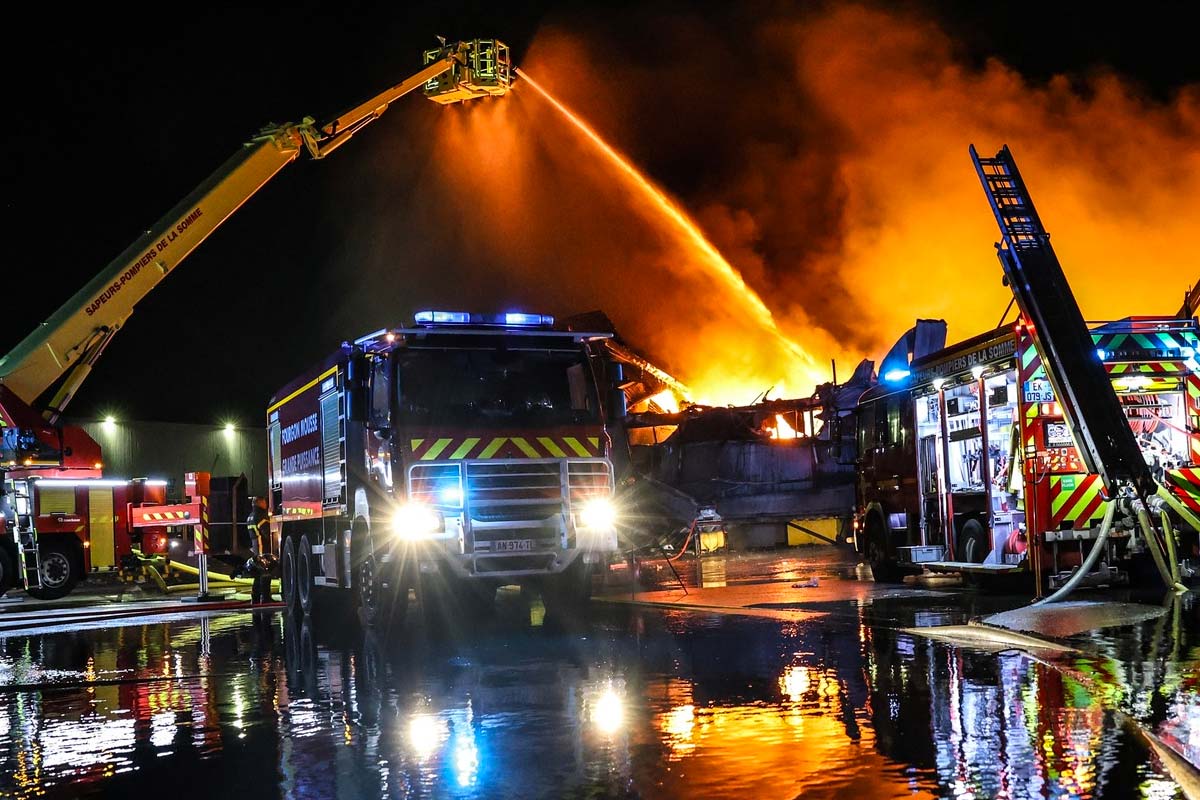 incendie dans la somme sdis80