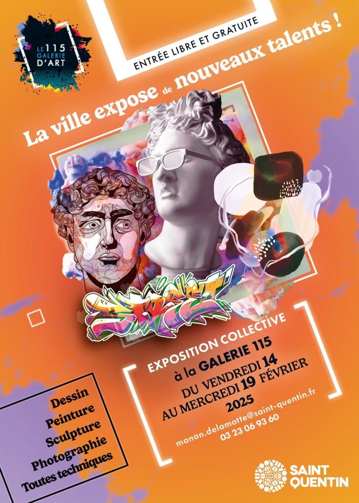 venez decouvrir les nouveaux talents artistiques saint quentin