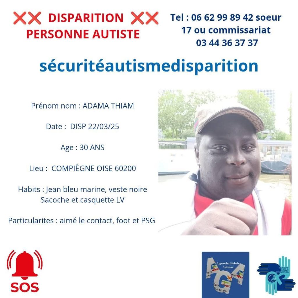 Disparition d'Adama Thiam à Compiègne : l'appel à témoins