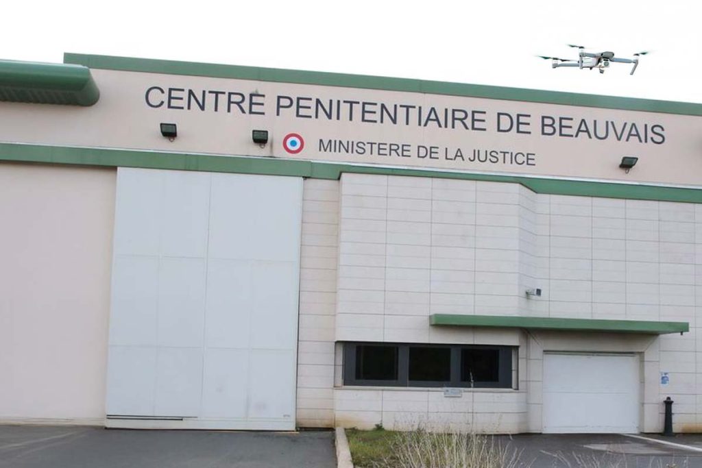 drone prison beauvais