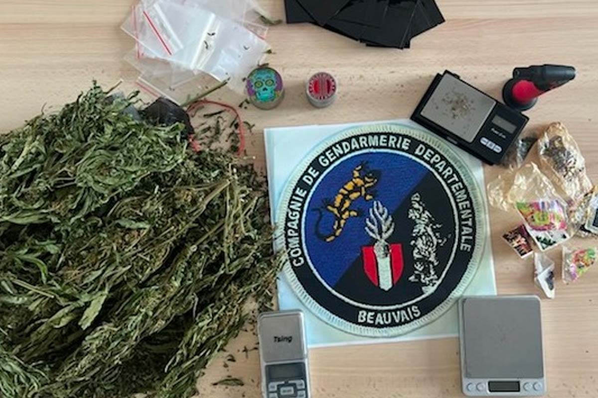 saisie drogue crevecoeur le grand