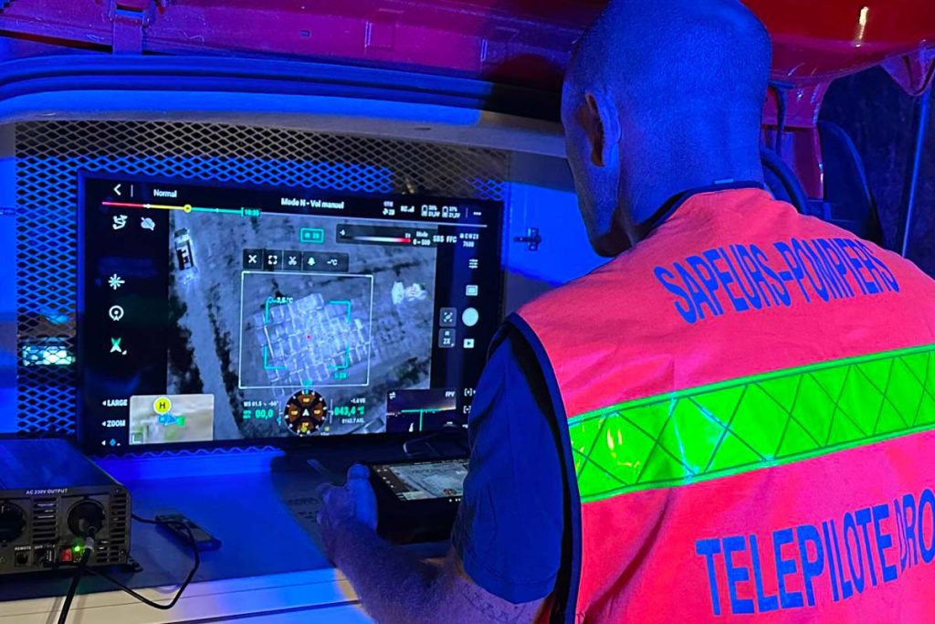 telepilote drone sdis oise