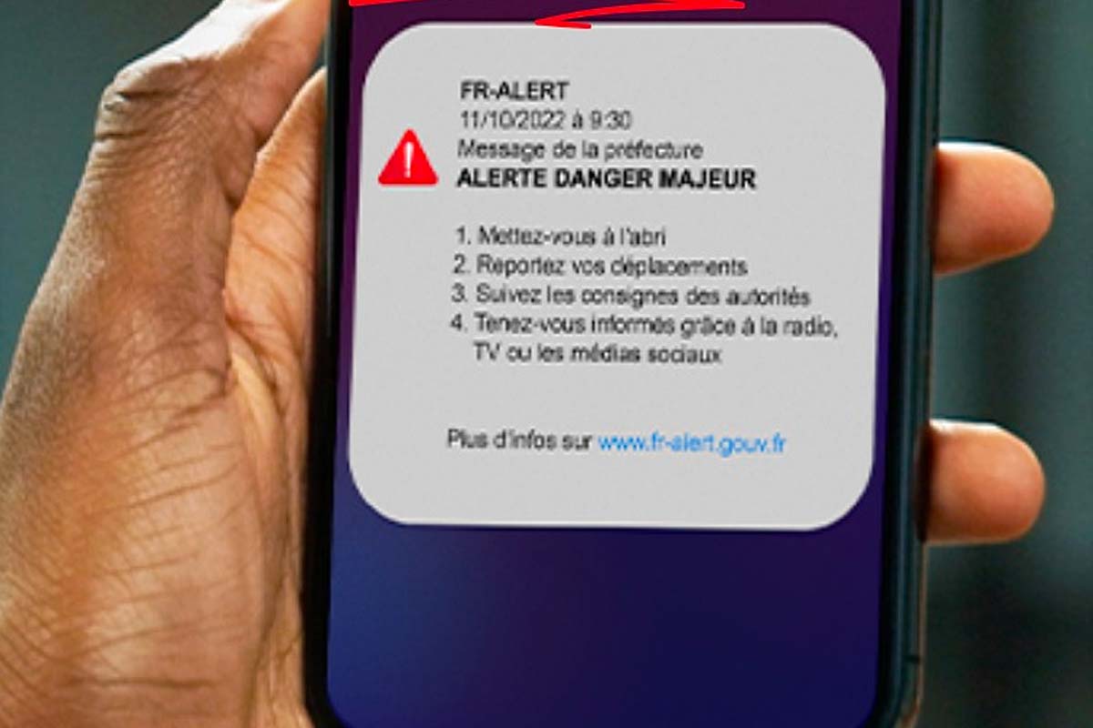 test fr alert telephone