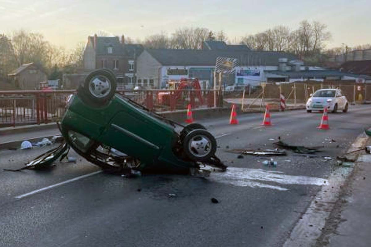 voiture sans permis accident peronne