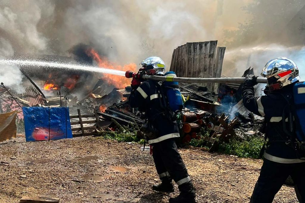 incendie batiment agricol wavignies