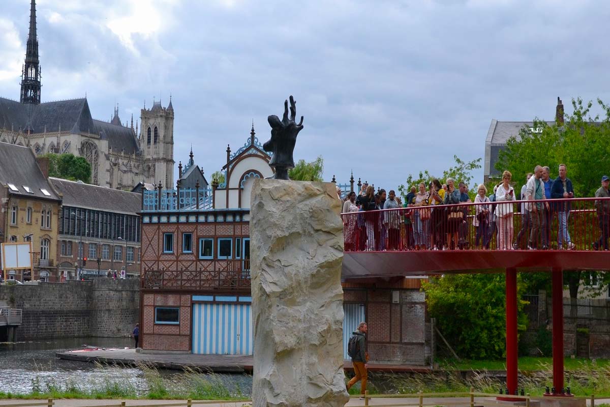 passerelle samarobriva amiens