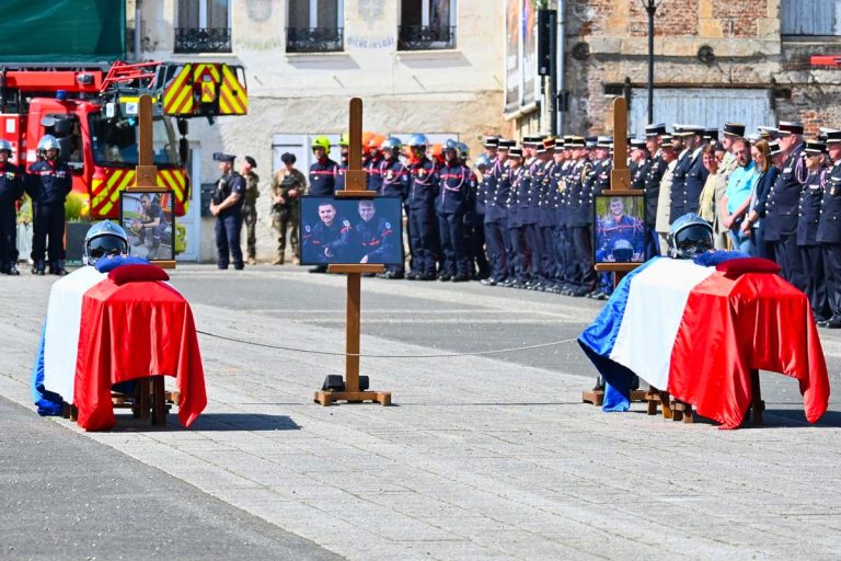 pompiers hommage national la fere