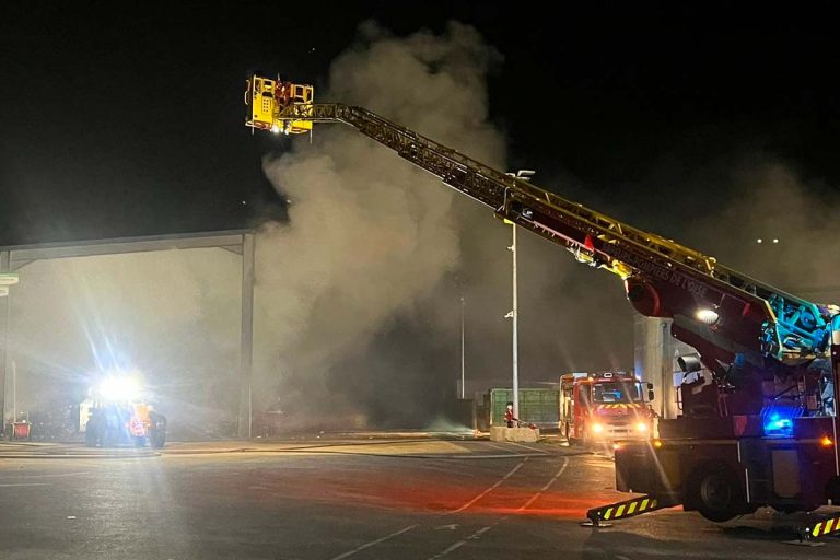 incendie dechetterie bornel
