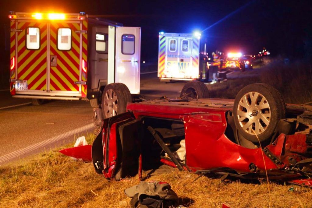 accident rd1016 saint maximin