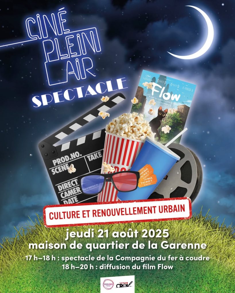 cinema en plein air a creil la garenne