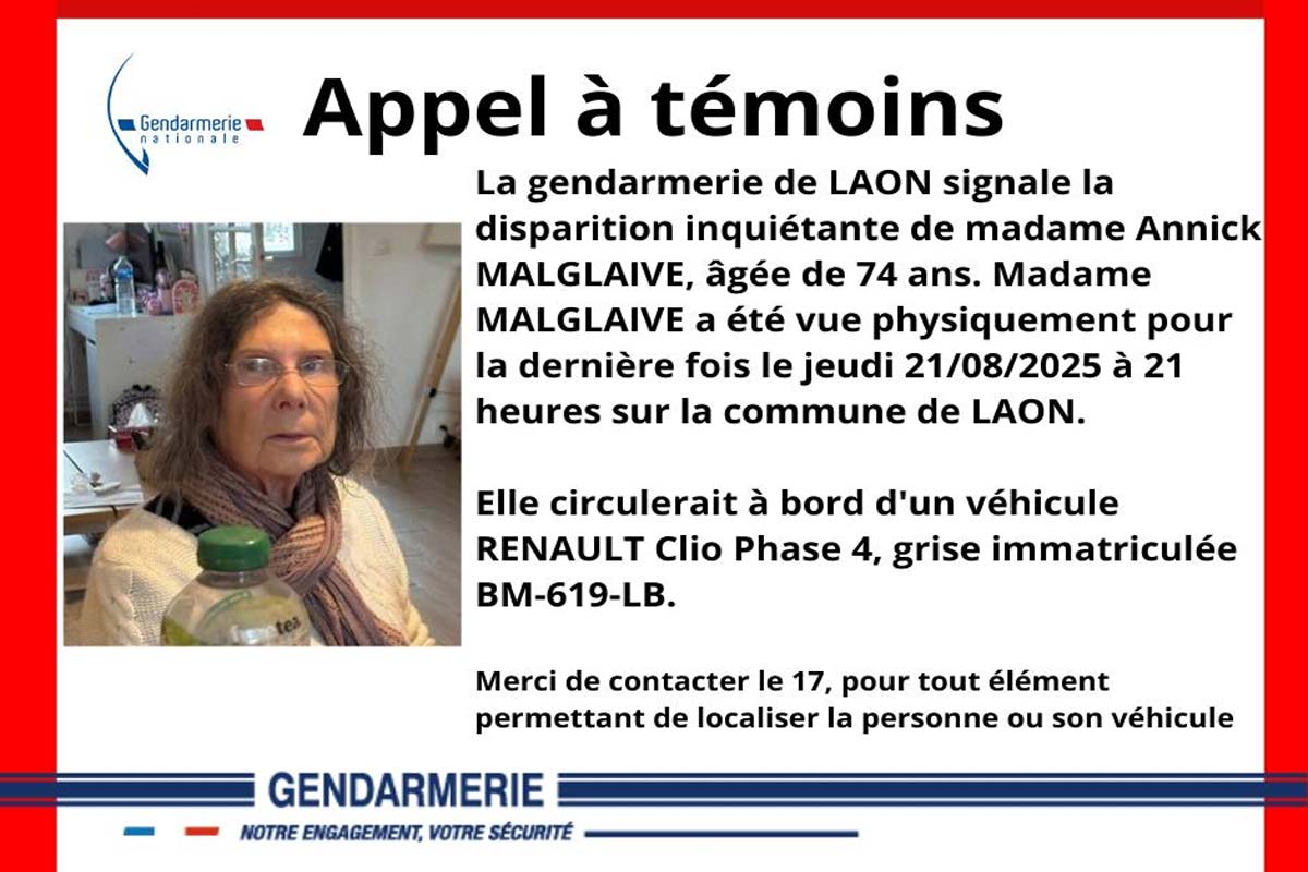 disparition laon annick malglaive