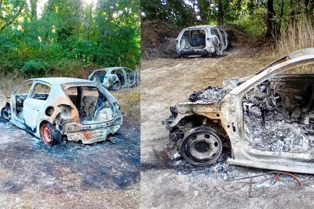 incendie voiture bois montataire