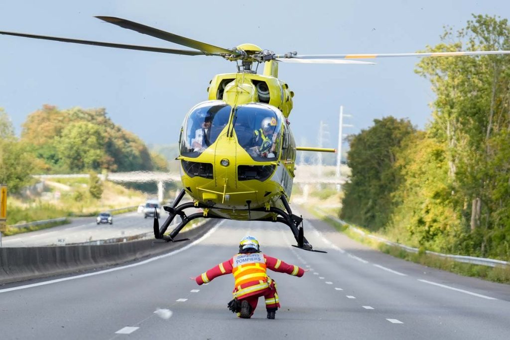helicoptere samu oise