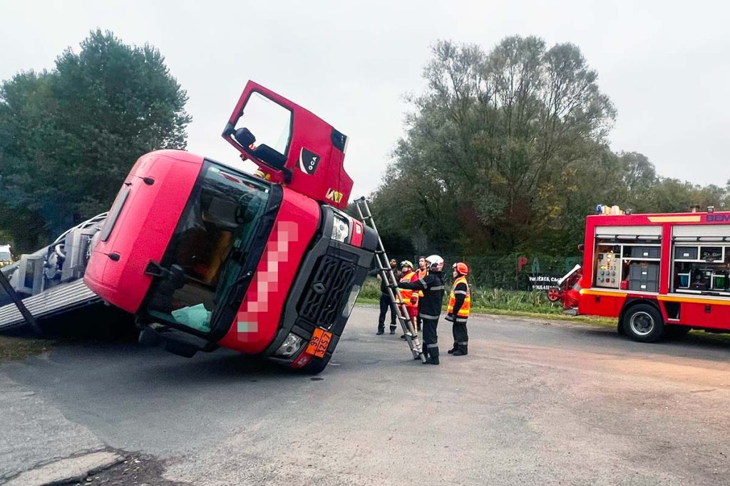 accident camion verberie