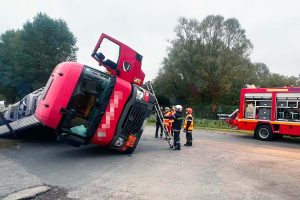 accident camion verberie