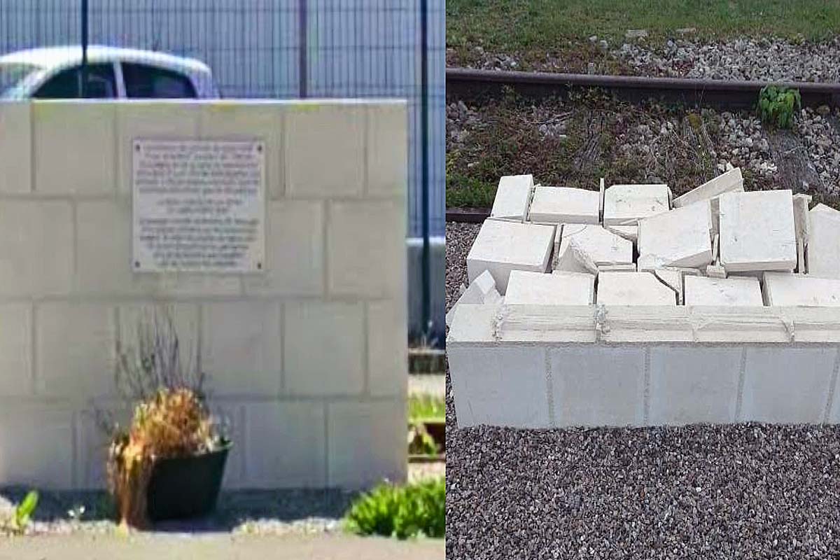 destruction volontaire memorial de la shoah aisne