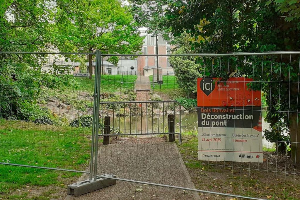 travaux passerelle pietonne du bois bonvallet