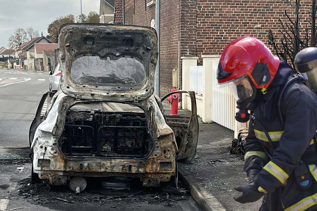 voiture calcine armancourt