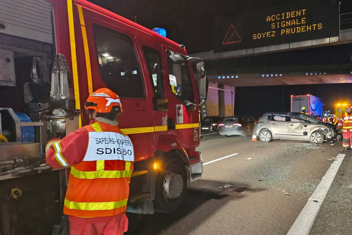 accident a1 26 decembre 2025