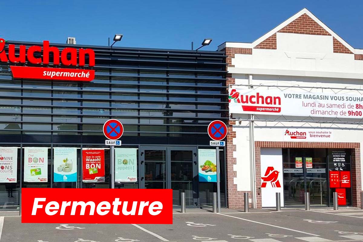 fermeture auchan corbie