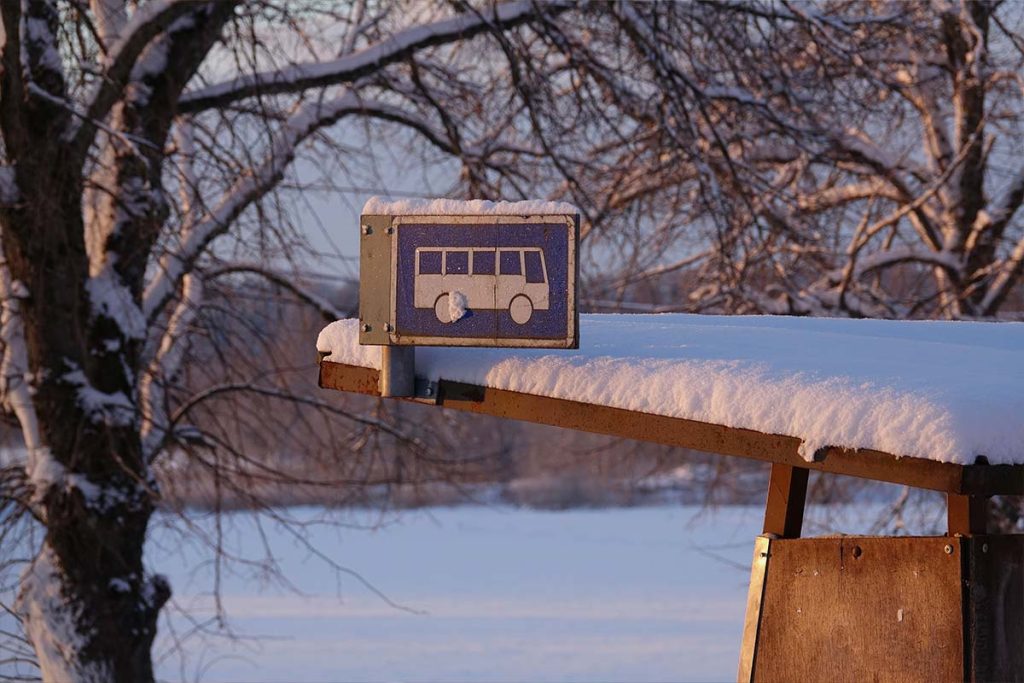 transport scolaire neige