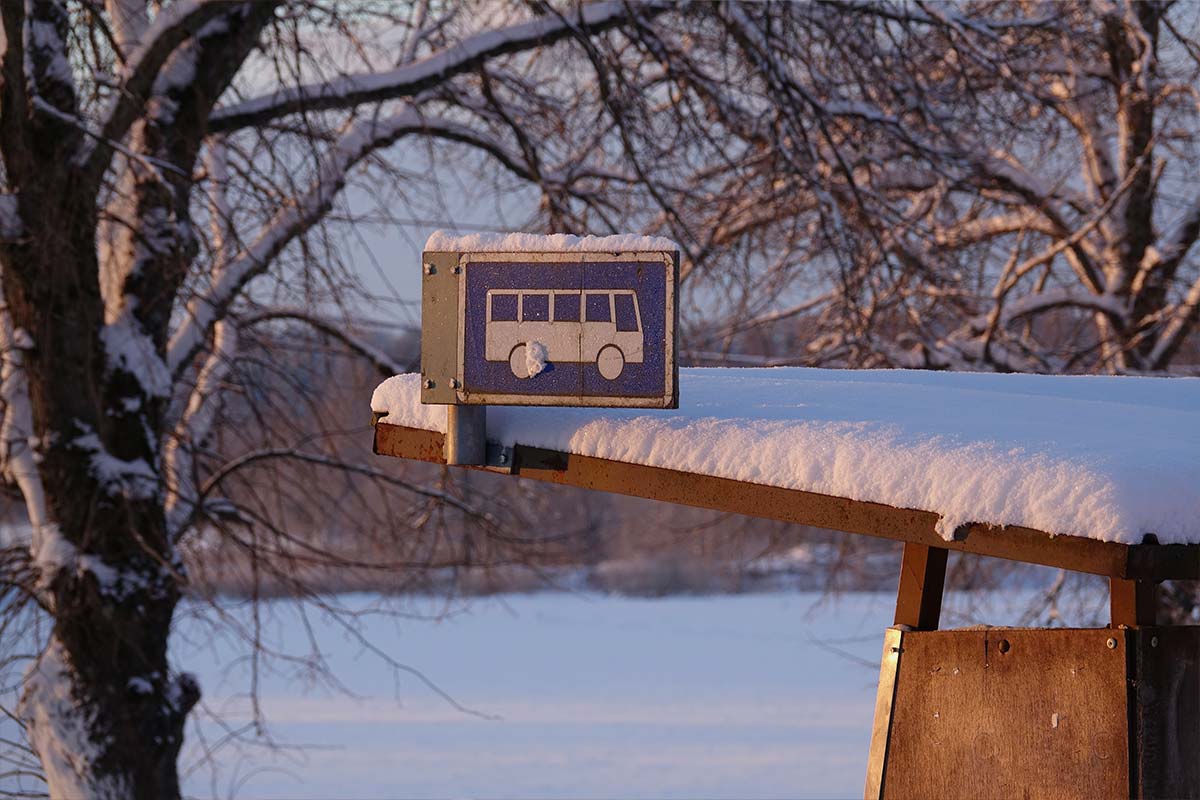 transport scolaire neige
