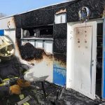 incendie cabane a frites du stade charassain