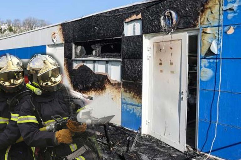 incendie cabane a frites du stade charassain
