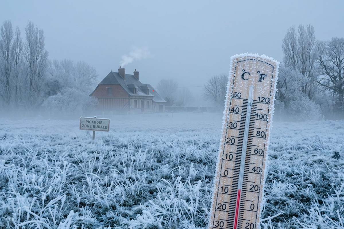 baisse temperatures picardie