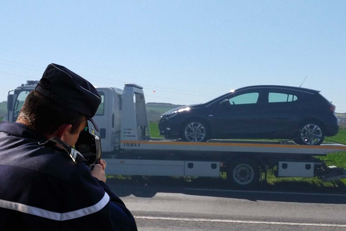 grand exces de vitesse dans la somme