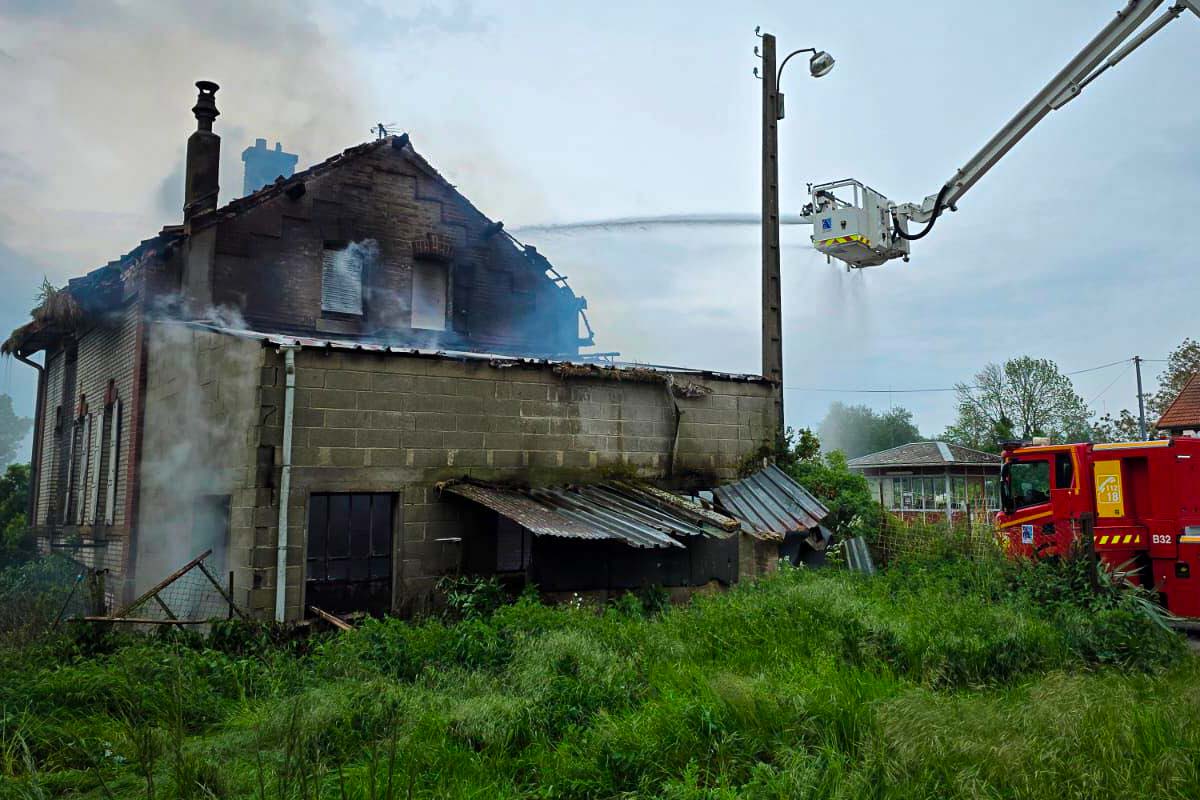 incendie tugny et pont