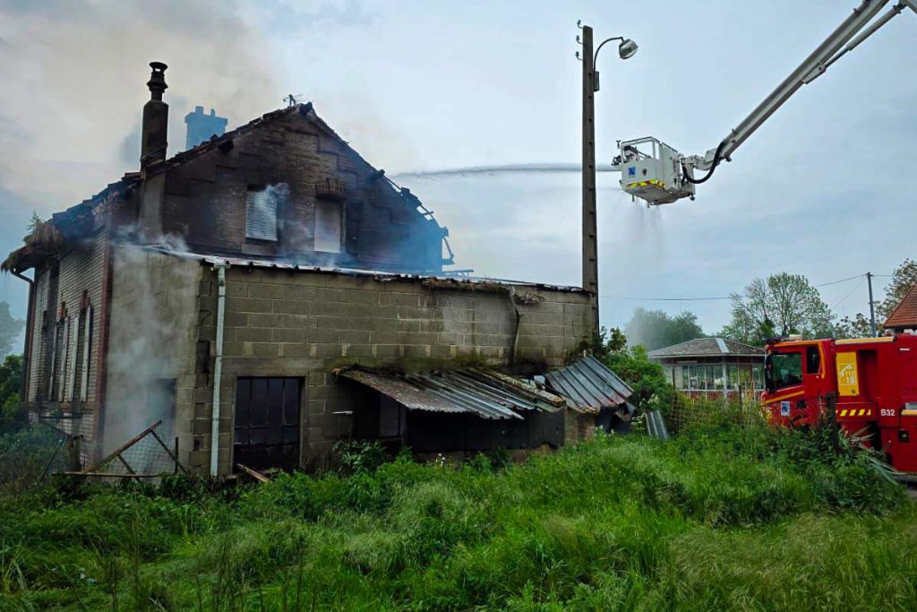 incendie tugny et pont