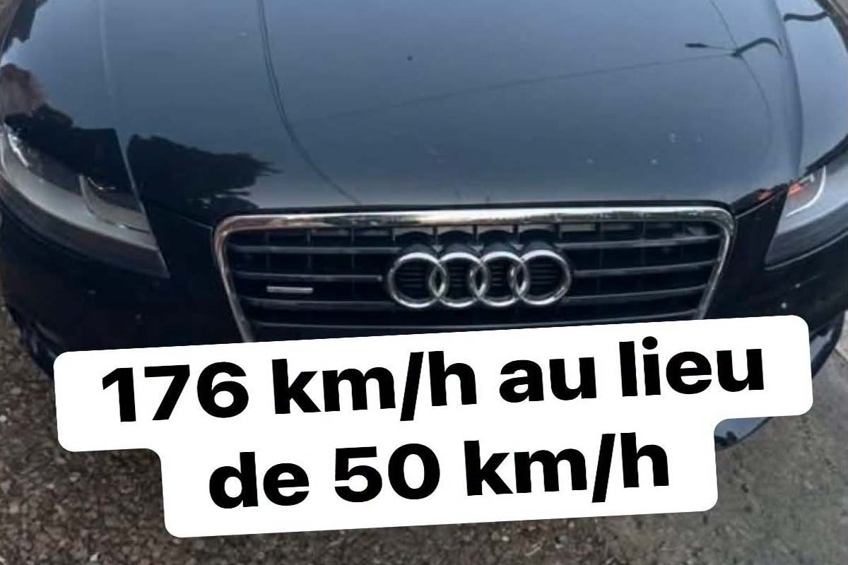 aisne exces vitesse audi