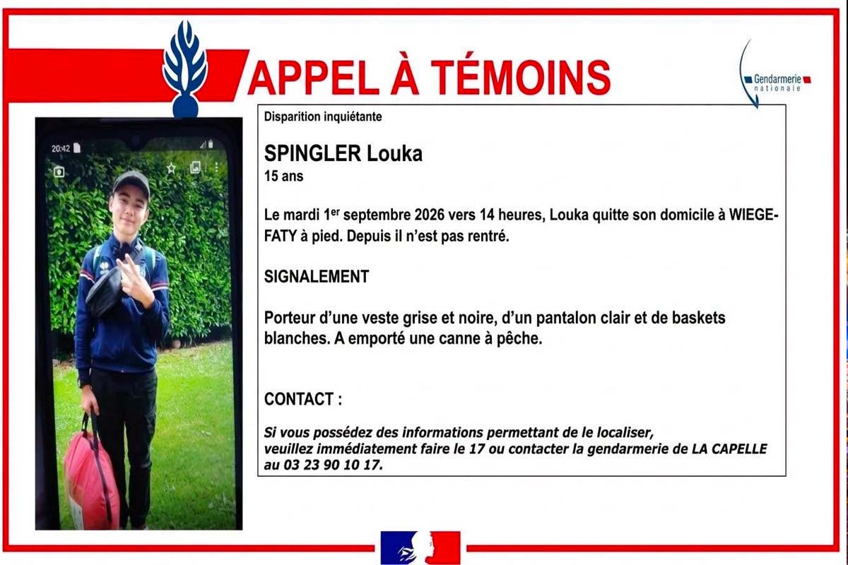 appel a temoin disparition louka aisne