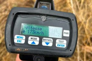 exces vitesse 173kmh